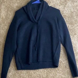 black turtle neck sweater